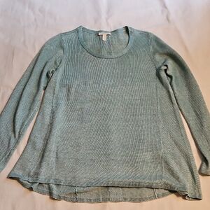 Eileen Fisher 100% Linen Hi-lo Tunic Sweater